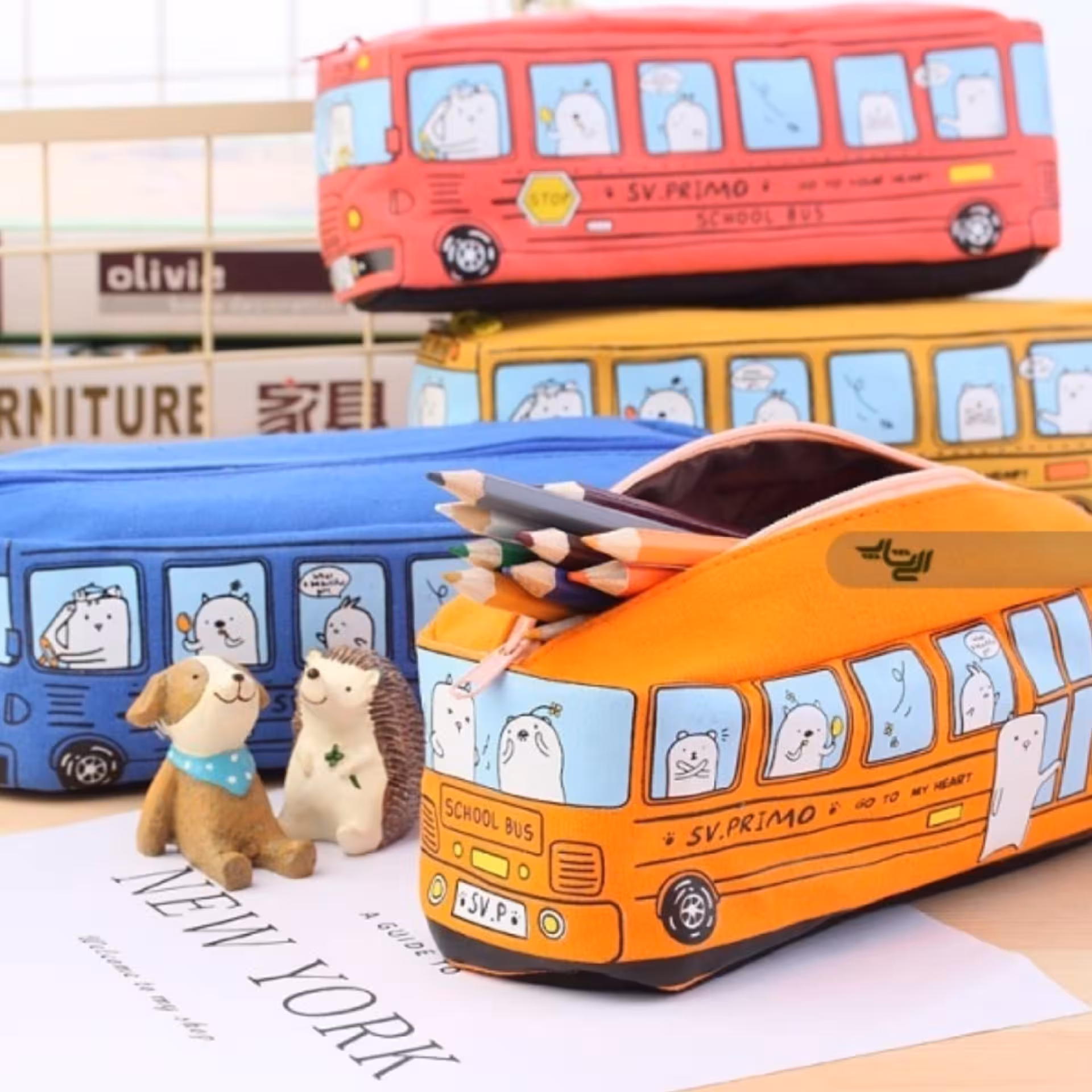 جامدادی اتوبوسی جذاب 