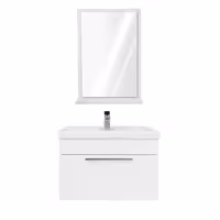 ست کابین روشویی و آینه چارسو مدل ونوس Venus (سایز 60)
