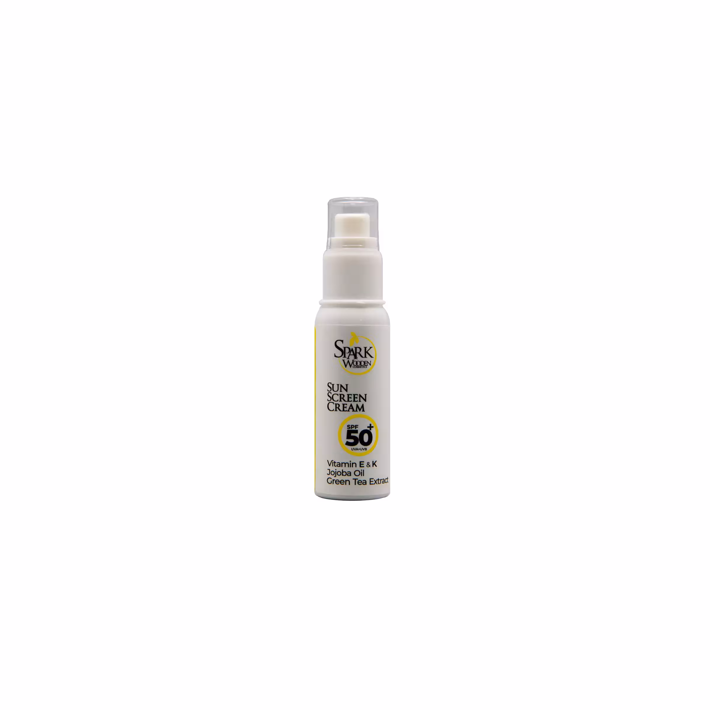 کرم ضد آفتاب  بر پایه آب اسپارک وودن (SPF50)