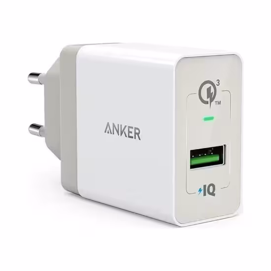 شارژ ر دیواری 18 واتی انکر مدل Anker PowerPort  1 with Quick Charge 3.0 A2013