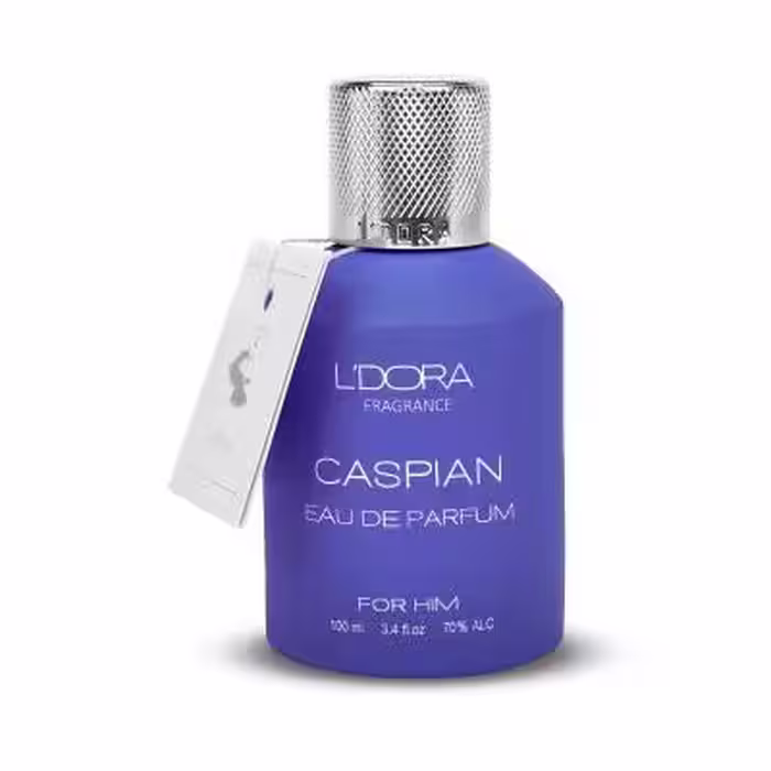 ادوپرفیوم مردانه مدل CASPIAN لدورا فرگرنس 100 میلی‌لیتر