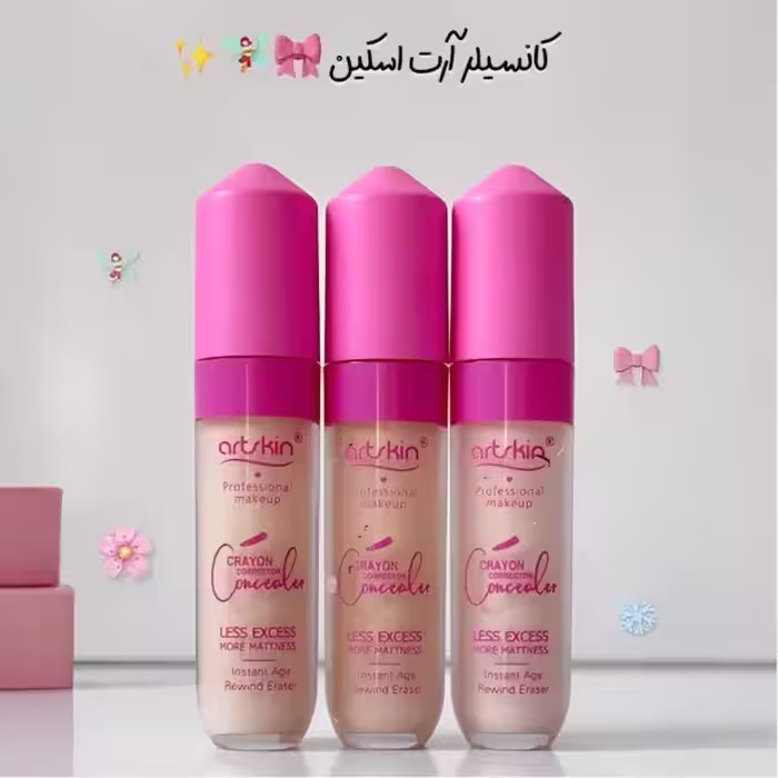 کانسیلر مایع آرت اسکین رنگ صورتی