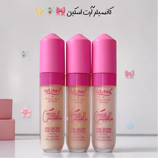 کانسیلر مایع آرت اسکین رنگ صورتی