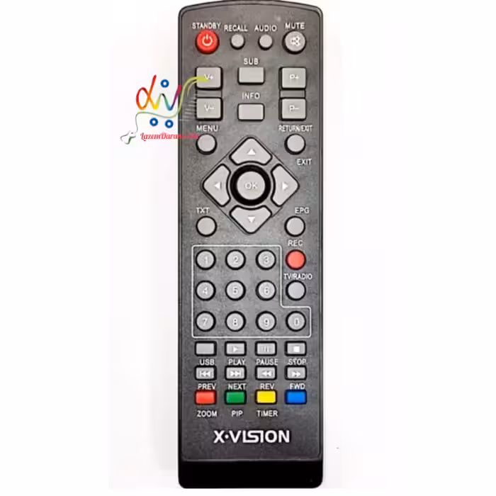 کنترل گیرنده دیجیتال ایکس ویژن 885