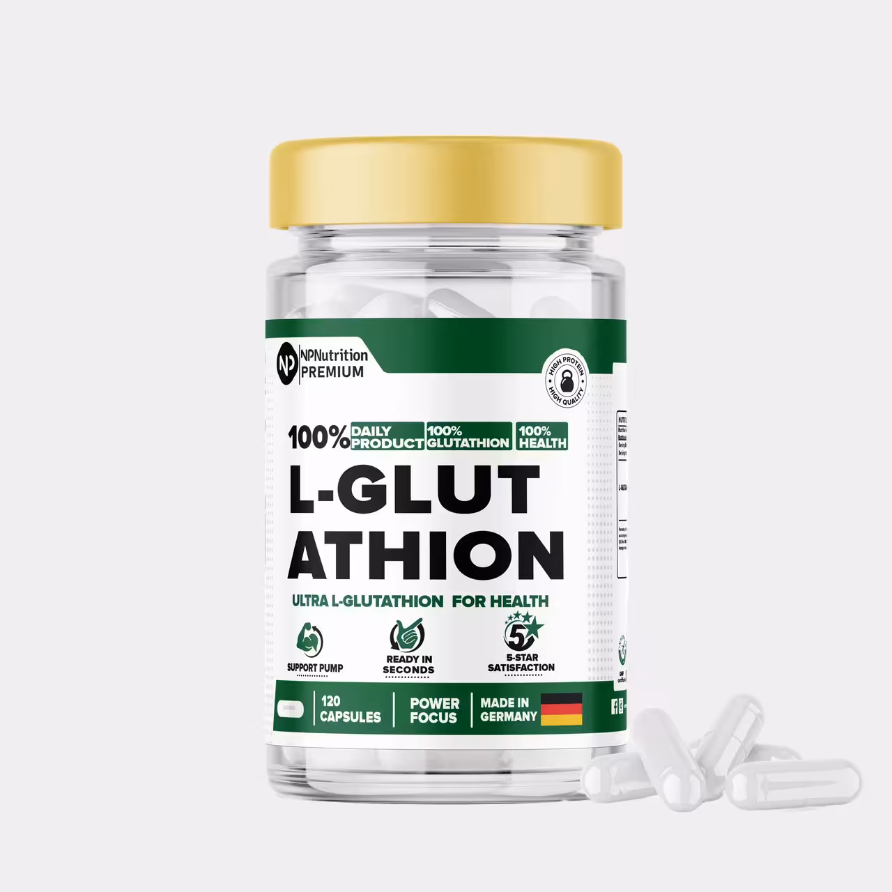 ال - گلوتاتیون 120 کپسول ان پی نوتریشن