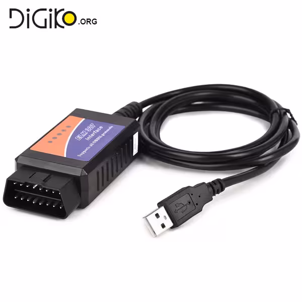 دستگاه دیاگ خودرو OBDII ELM 327 ) USB)