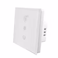 کلید کولر آبی هوشمند لمسی و WIFI رنگ سفید