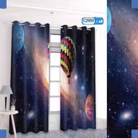 پرده تصویری طرح کهکشان برند پرنا