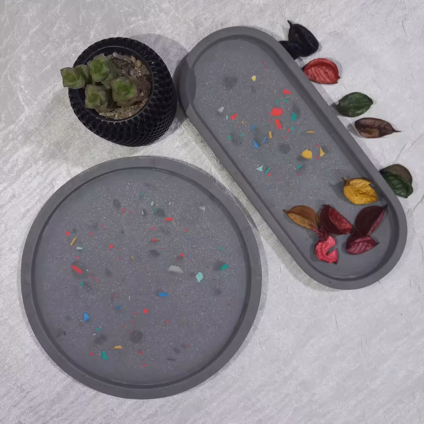 سینی طرح موزائیکی سنگی
