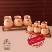 EMBICO ام بی کو پاسماوری یقه دار 8 پارچه  کرم  6065CREAM