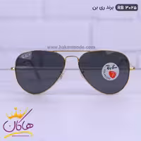 عینک آفتابی ری بن مردانه طلایی مدل RB3025