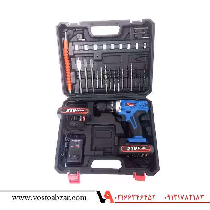 دریل پیچ گوشتی چکشی شارژی ادون مدل LV3-2110