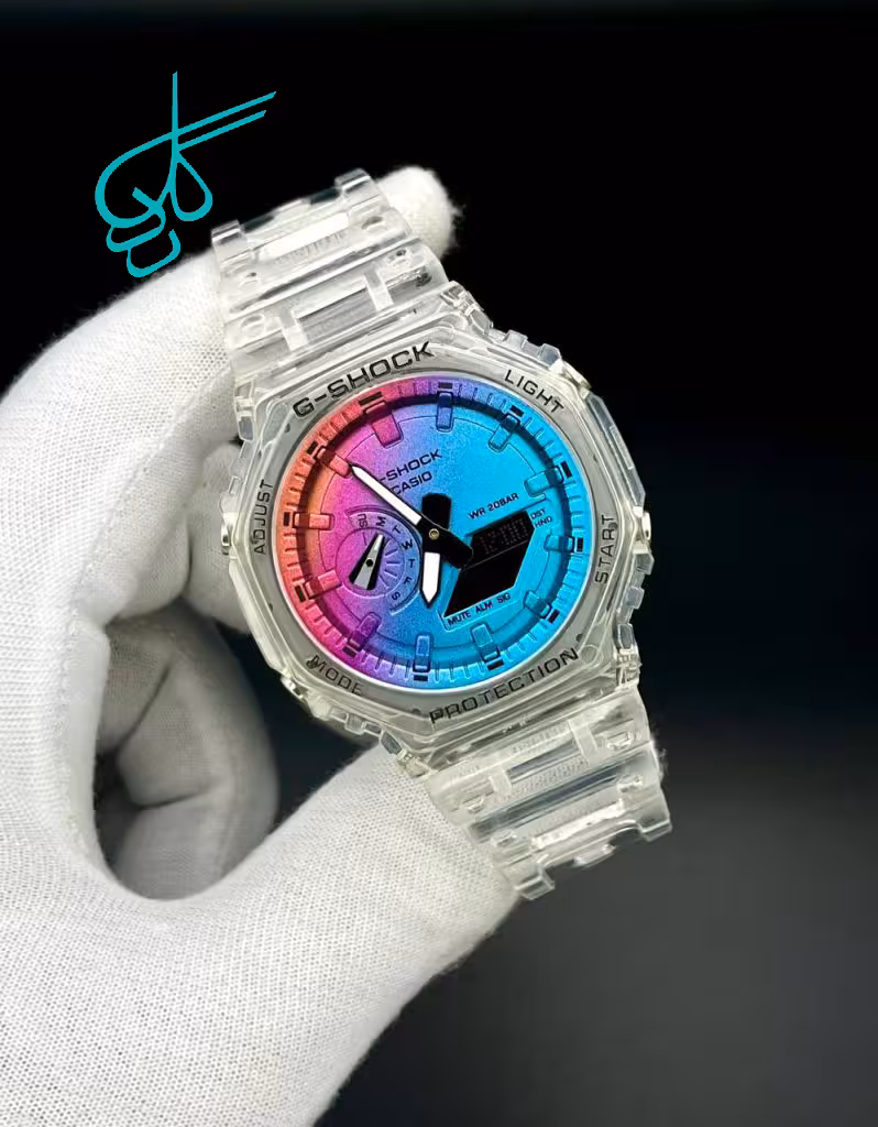 خرید ساعت اسپرت جی شاک مدل 2100 بند سیلیکونی کیفیت عالی ضدآب صد در صد کد 1923950 - ردگل