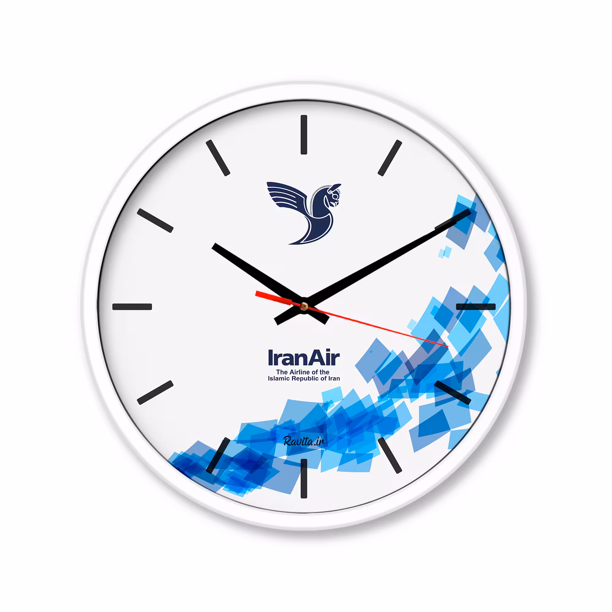 ساعت‌ دیواری سازمانی راویتا - شرکت ایران ایر
