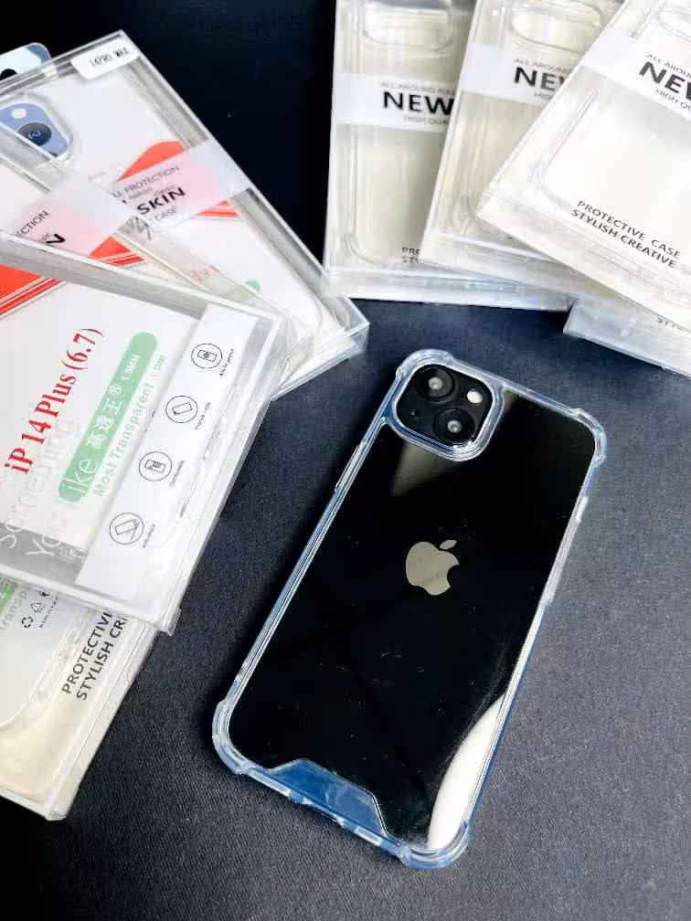 قاب آیفون شفاف ژله ای کپسول دار (ضربه گیر) مناسب 12