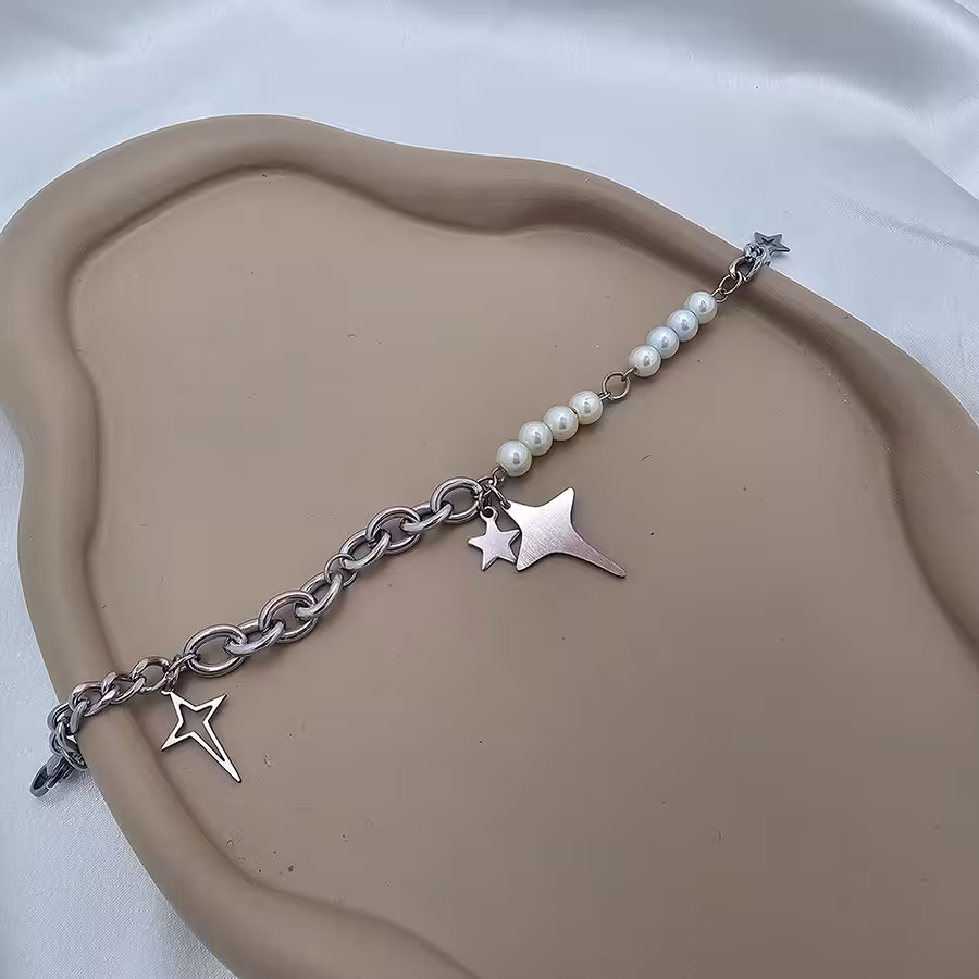 دستبند استیل ستاره ی دنباله دار