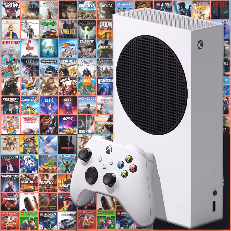 کنسول بازی مایکروسافت Xbox Series S |حافظه 2 ترابایت|گارانتی|پلمپ اصلی|40بازی انتخابی