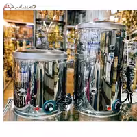 سماور برقی 10، 20، 30 و 50 لیتری استیل 304 مدل ممتاز کد 114 با ترموستات های اتوماتیک و ضخامت بالا