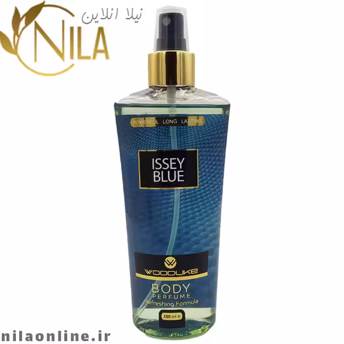 بادی اسپلش اسی بلو ISSEY BLUE وودلایک WOODLIKE حجم 250 میلی لیتر