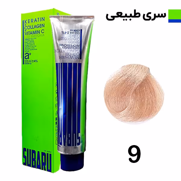 رنگ مو بلوند خیلی روشن سوبارو شماره 9