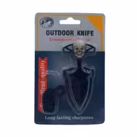 آویز آینه طرح چاقو مشکی دسته اسکلت کد 2306