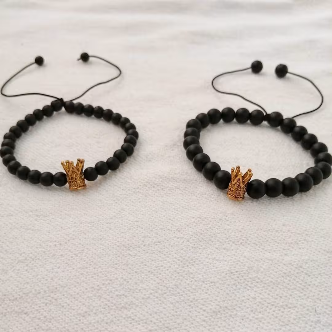 دستبند ست اونیکس تاج دار