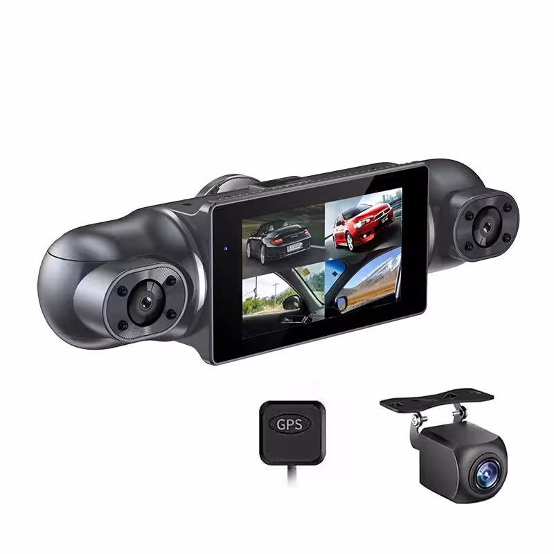 دوربین ثبت وقایع خودرو 4 دوربین مدل A306 GPS WiFi - ایپکی