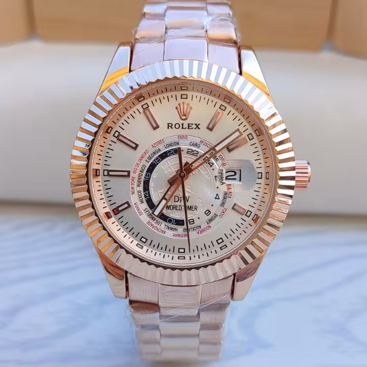 ساعت رولکس مردانه رزگد استیل