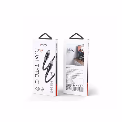 کابل تایپسی به تایپسی یسیدو YESIDO CA166 طول 1.2متر 240w