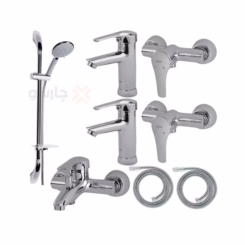 ست هشت تکه کسری مدل آبتین کروم