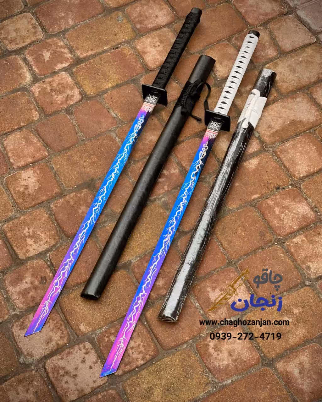 شمشیر نینجاتو هفت رنگ | ارسال با باربری (اتوبوس)