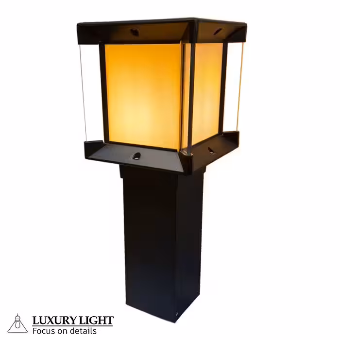 چراغ باغی مکعبی مدرن مدل تارا 60 سانتی متری