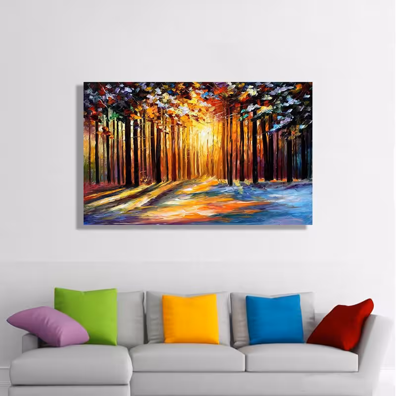 تابلو شاسی طرح طبیعت کد o190 | دنیای قاب