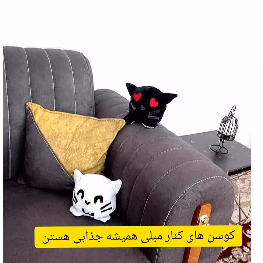 عروسک مودی گربه دوطرفه مخملی بسیار لطیف و نرم پر شده با بهترین الیاف