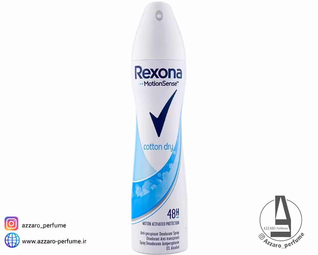 اسپری رکسونا زنانه کاتن درای حجم 200 میل