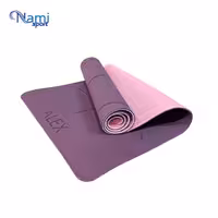 مت یوگا PU خط دار Mat Yoga PU