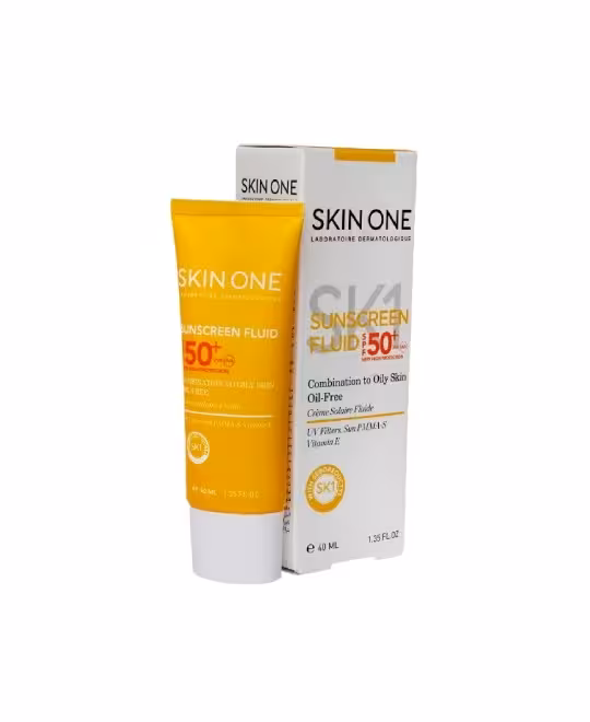 فلوئید ضد آفتاب SPF50 بی رنگ اسکین وان 40 میلی لیتر