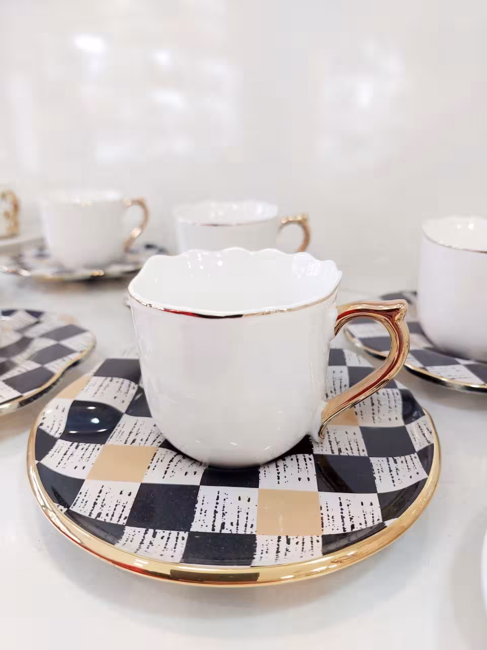 ست قهوه خوری 12 پارچه 6 نفره آجار ترکیه کد 278-ACAR-276