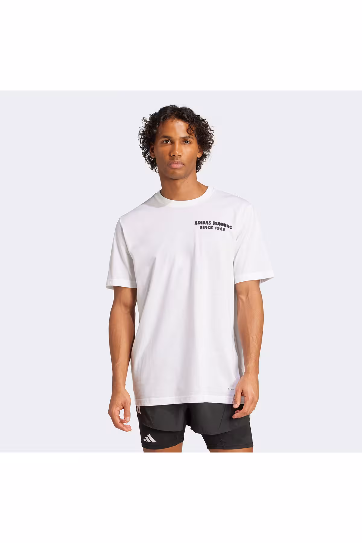 مردانه تی شرت در حال اجرا سفید پوست TACO GRAPHIC adidas