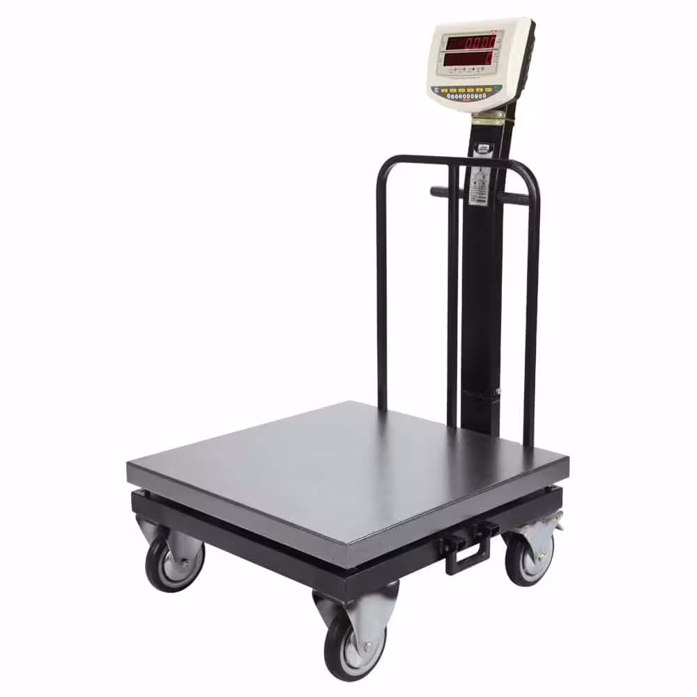 باسکول محک 500 کیلویی چرخ دار گالوانیزه