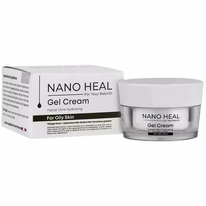 ژل کرم آبرسان پوست چرب نانوهیل 50 میلی‌لیتر Nano heal