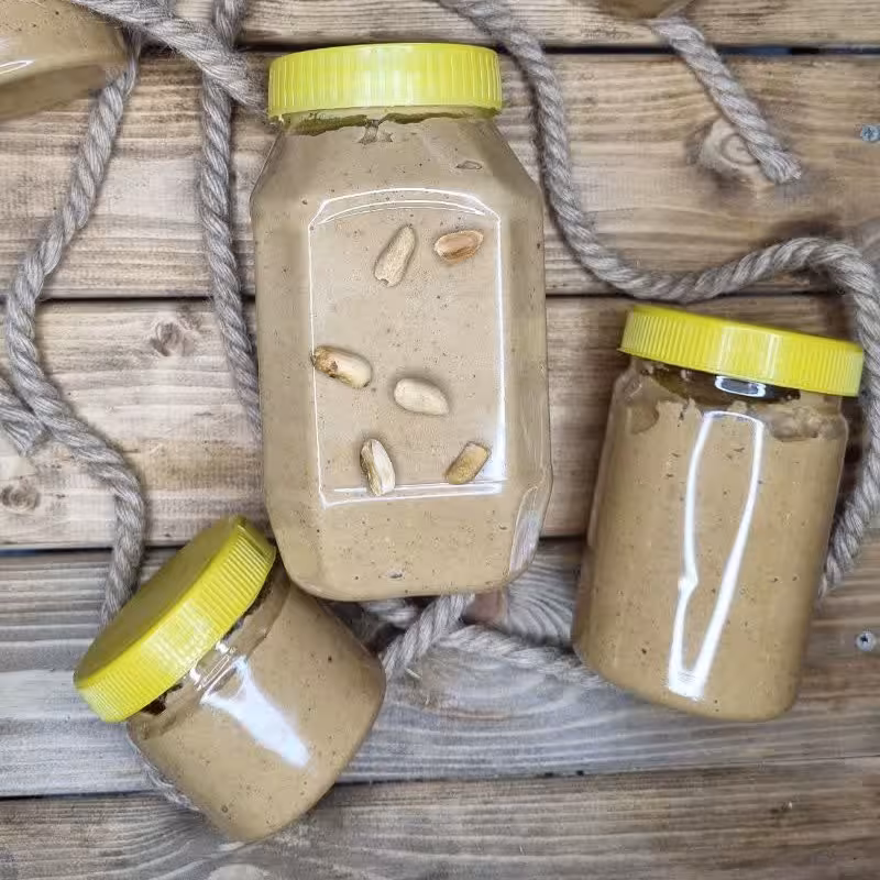 کره بادام زمینی نیم کیلویی طب سرا