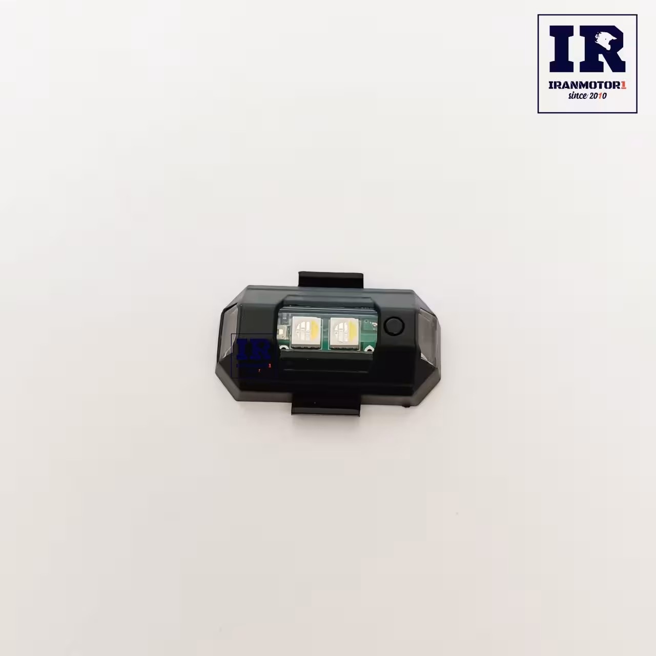 چراغ کلاه کاسکت و موتور سیکلت هفت رنگ