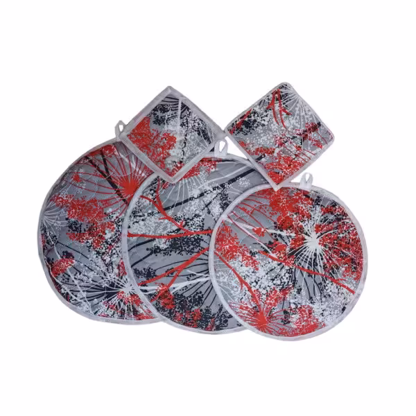 ست دم‌کنی و دستگیره پنج تکه مدل قاصدک