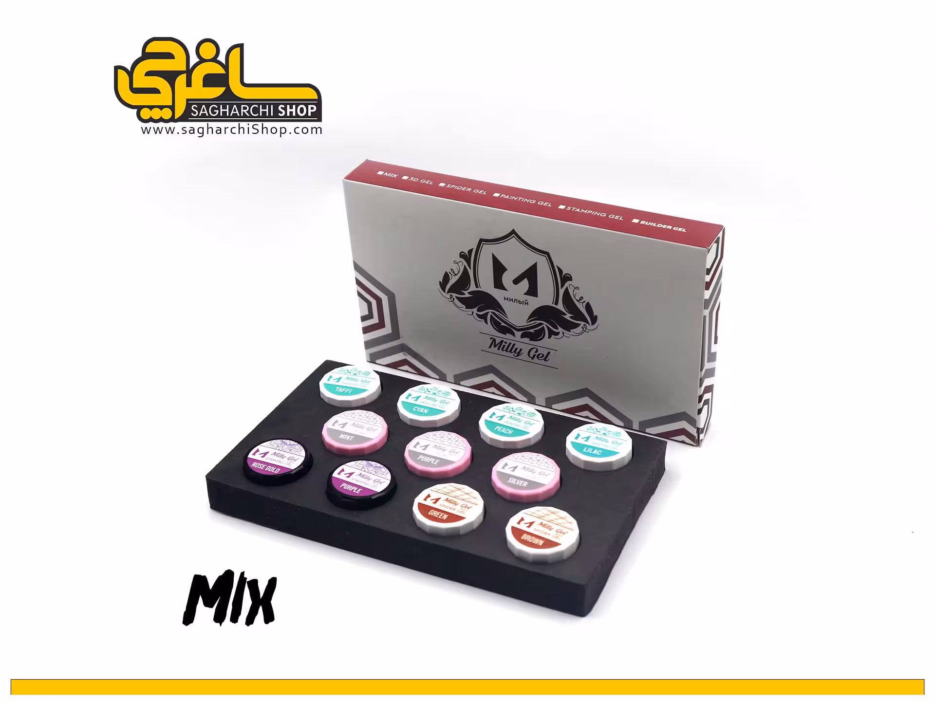پک 11 عددی میکس میلی ژل Milly Gel – Mix