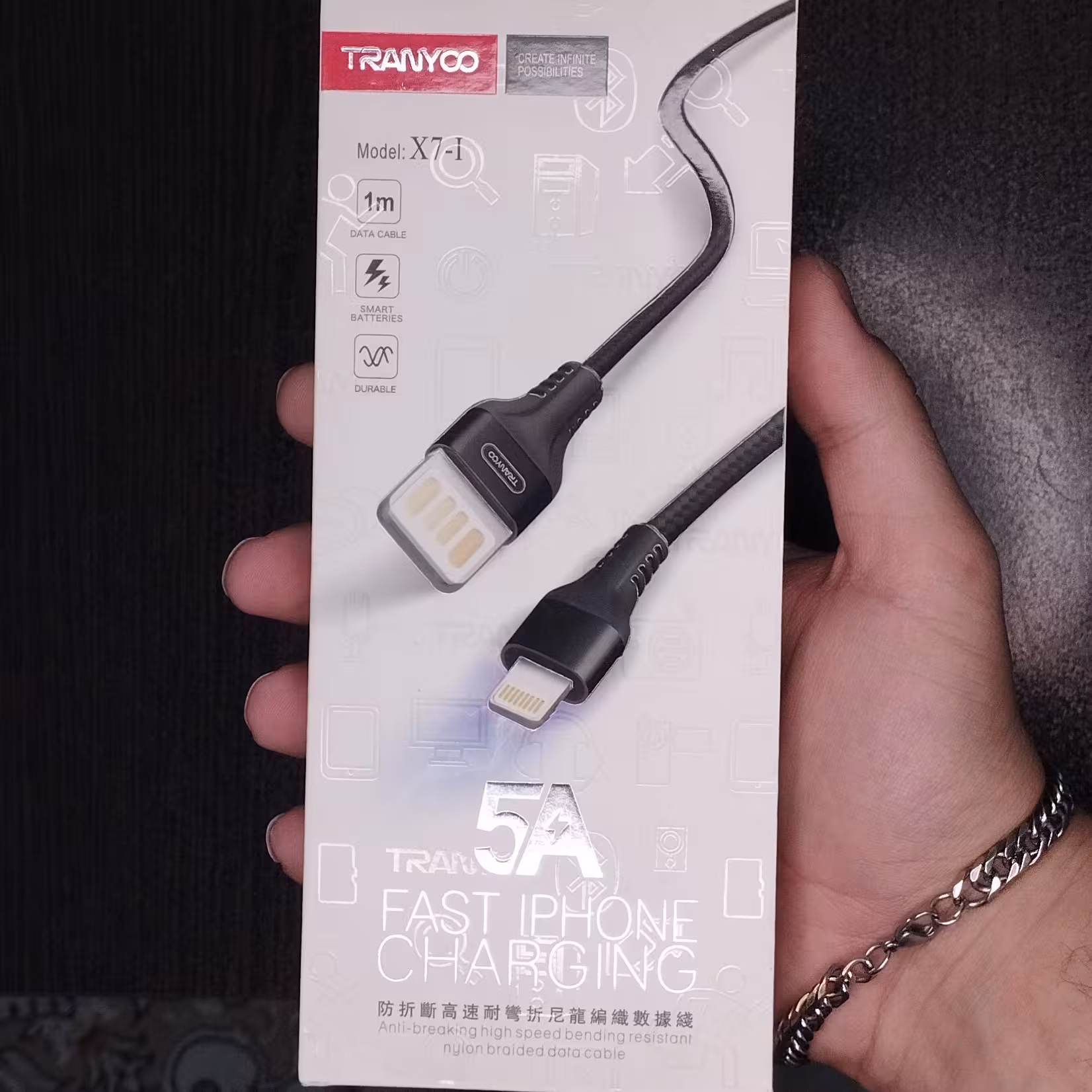 کابل شارژ آیفون ترانیو  جنس عالی