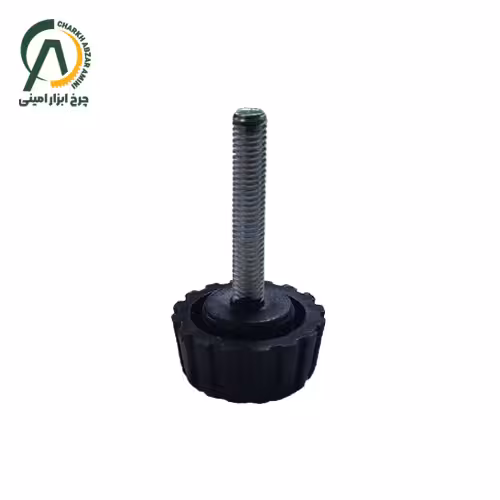 پایه لاستیکی گرد پیچ 5 بلند