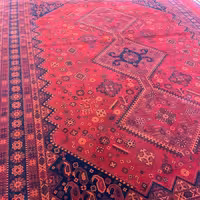 فرش 12متری 700شانه کاشان طرح بلوچی با طراحی خاص و منحصربه فرد