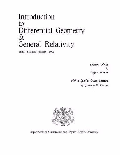 خرید و دانلود نسخه کامل کتاب Introduction to Differential Geometry and General Relativity