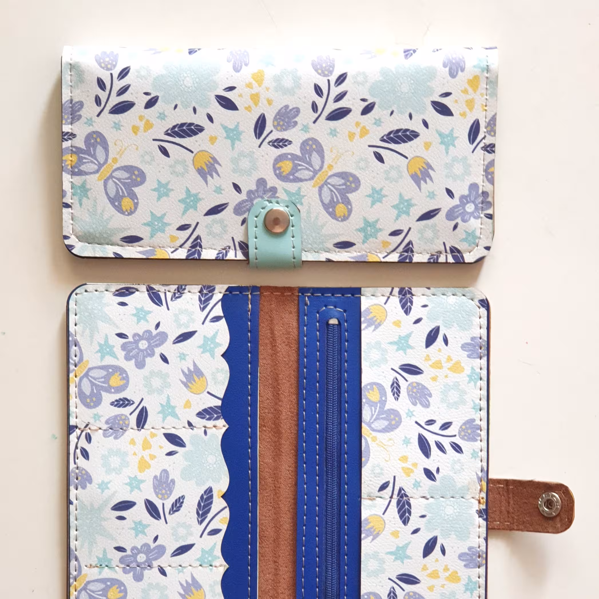 کیف پول فانتزی گلگلی چرم مصنوعی طرح 10